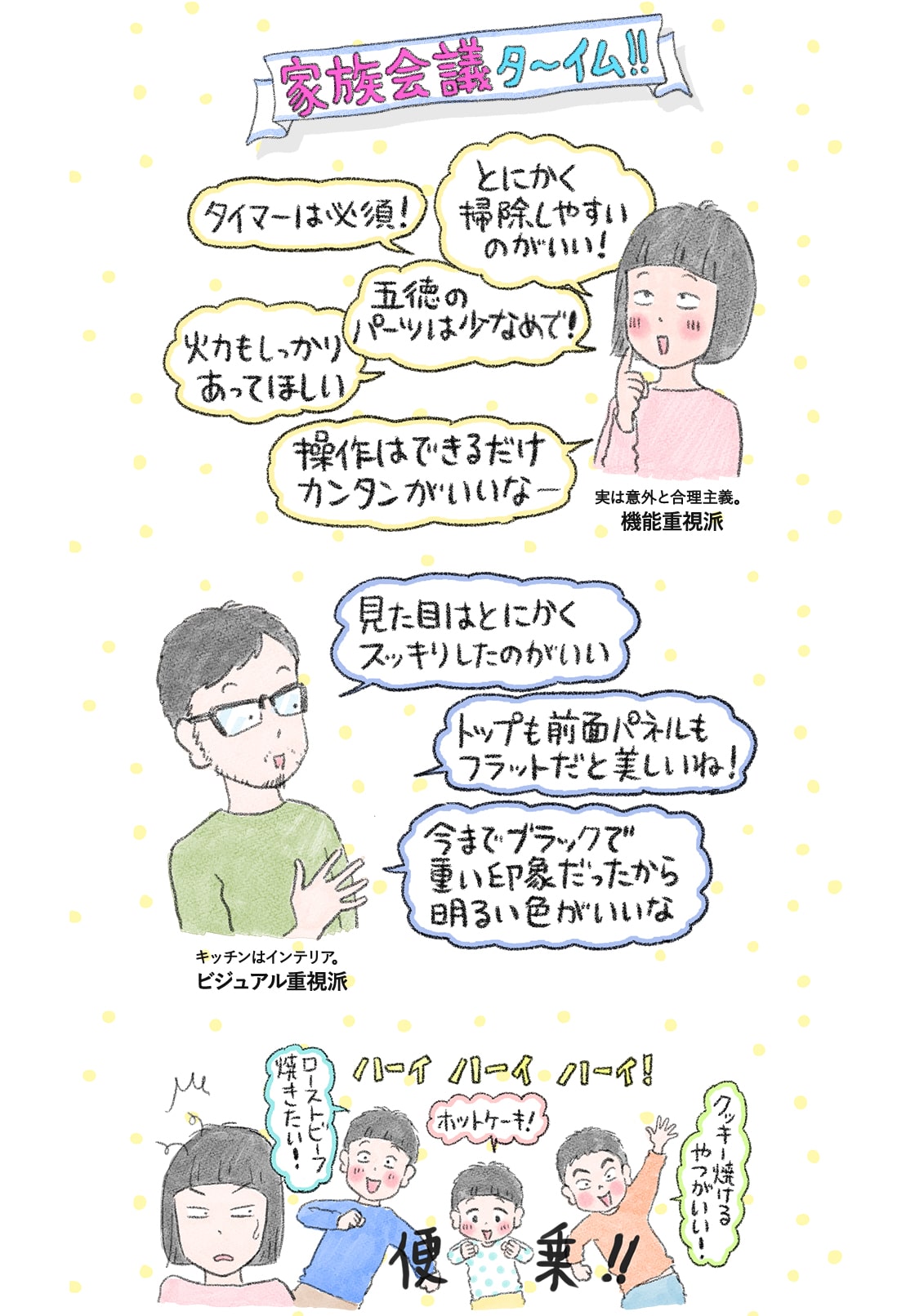 家族会議タ～イム!!